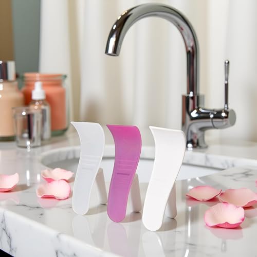 3Pcs Hair Wax Cleansing Spatulas, Sticks Mask Scraper,Non-Stick Wax Spatulas Hair Removal Waxing, Waxing Applicator, Depilatory Creams Removal Beauty Tools Shave and Hair Removal