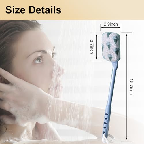 6 Pack Soft Weave Home Spa Bath Shower Exfoliating Massage Face Body Wash Cloths, Dual-Sided with Exfoliating Scrub and Soft Terry Cloth Towel