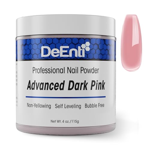Acrylic Nail Powder - 4oz Dark Pink|Professional Grade, Bubble-Free Acrylic Powder for Nails | Long-Lasting, Chip-Resistant Nail Acrylic Powder for Carving, Extensions & Fake Nails