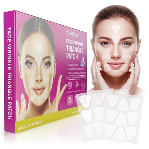 New Anti Facial Wrinkle Patches: Anti Wrinkle Patches Overnight - Smile Line Pathces - Facial Wrinkle Patche for Forehead, Smile Line, Under Eyes (1 Count (Pack of 144))