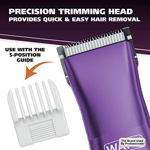 Wahl Pure Confidence Rechargeable Electric Trimmer, Shaver, & Detailer for Smooth Shaving & Trimming of The Face, Underarm, Eyebrows, & Bikini Areas ? Model 9865-100