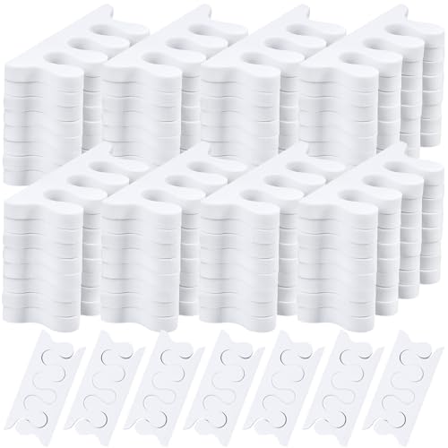 Mumufy 250 Pairs White Sponge Toe Separators Kit for Pedicure - Soft Toe Spacers, Finger Dividers for Nail Art Painting, Manicure, Toenail Polishing, Spa Treatment for Women