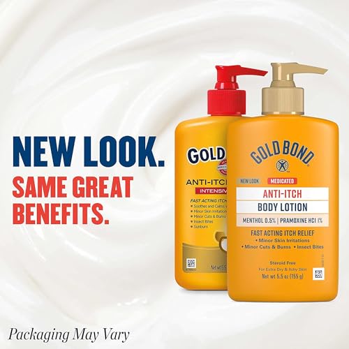 Gold Bond Anti-Itch Lotion 5.5 Ounce Pump (Pack of 3)
