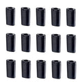 30 Pcs 15ml Plastic Deodorant Containers 0.5 Oz Oval Lip Balm Tubes Twist-up Filling Stick Refillable Empty Plastic Tube for Lipstick Crayon Chapstick DIY Lipstick Solid Deodorant Bar(Black)