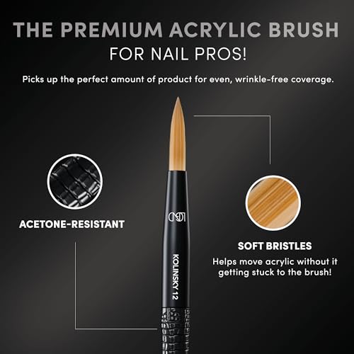 Chaun Legend LGND 100% KOLINSKY Acrylic Brush #10