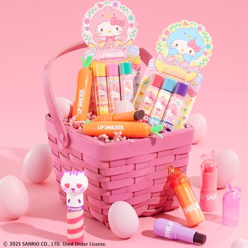 Lip Smacker Bunny Lip Balm, Moisturizing & Hydrating Lip Care, Fun & Collectible Easter Gift for Kids & Lip Balm Lovers - Strawberry (Pack of 2)
