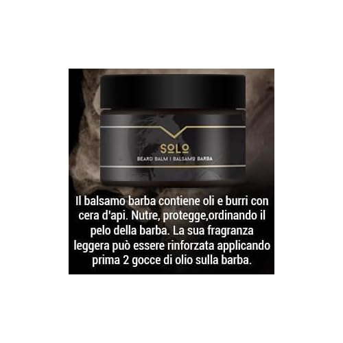 The Goodfellas' smile Conditioning and Softening Beard Balm 1.7 oz - Made in Italy with Shea Buter & Jojoba Oil -(Original Wood & Whiskey)