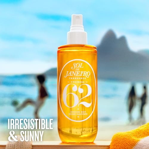 Sol de Janeiro Purse Essentials Travel Size Bundle | Brazilian Kiss Lip Butter, Brazilian Touch Hand Cream and Cheirosa 62 Perfume Mist 3.0 fl oz. | Amazon Exclusive