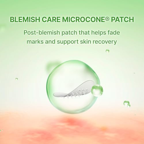 Acropass Microcone Pimple Patch Blemish Care - Post-Blemish, Redness, Dark Spot, Niacinamide, Dermatologist Tested, Non-Irritating, Cruelty Free (8 Count)