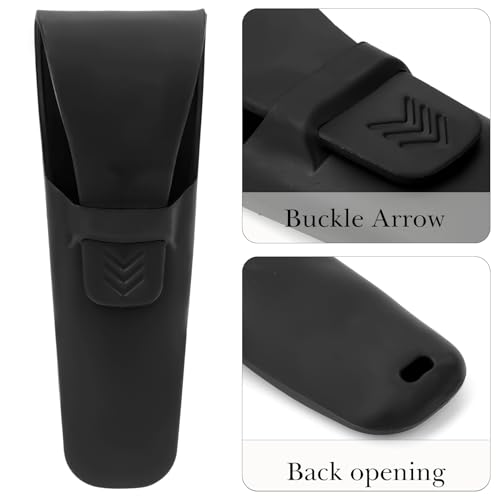 Linkidea 3 Pcs Portable Razor Case, Shaver Storage & Protective Cover Compatible with Gillette Fusion 5 Power, ProGlide Power, Sensor 3 (Black)