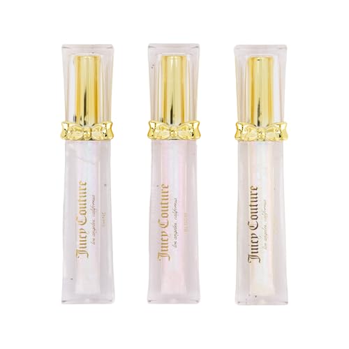 Juicy Couture 3 Pack Liquid Highlighter Makeup Set ? Bloom, Shine, & Glow, Buildable & Lightweight