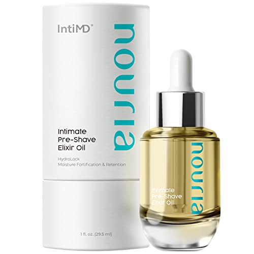 IntiMD Coochy Plus Intimate After Shave Protection Mist + Pre-Shave Elixir Moisturizer Oil Kit - HydroLock & Moisturizing Plus Continuous Hydration Reliefs Razor Burn Bump Ingrown Hair