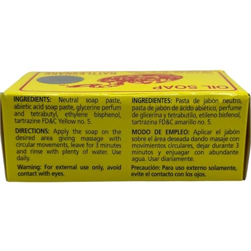 Jabon de aceite de vibora de cascabel (140g) jabon para la cara y todo el cuerpo- Ayuda a eliminar el acne y pa?o/Rattlesnake soap (4.93 (2)