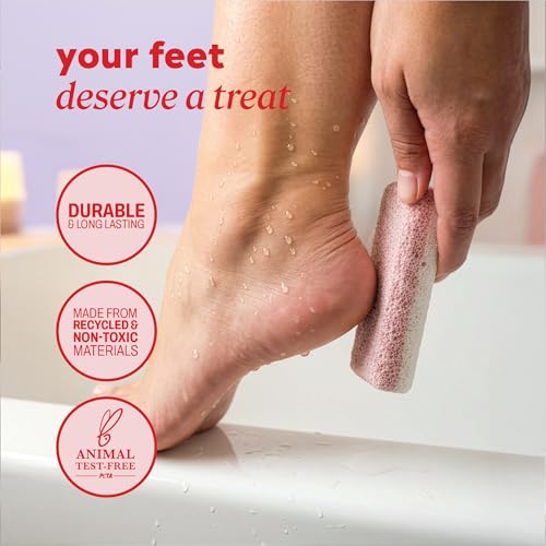 Onyx Professional Double Sided Pumice Stone, 2 Pack - 100% Siliglass Callus Remover for Feet, Elbows, Knees, Dead Skin, Heels, Hands, Foot File Scrubber Exfoliator, Pumice Stone for Feet