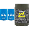 Body Glide Original Anti Chafing Stick Balm 1.5oz-2pack + Body Glide Outdoor Anti Chafe Balm 1.5oz