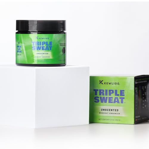 Kewlioo Triple Sweat Enhancing Cream for Workouts ? Hot Sweat Cream for Arms, Belly, & Waist | Boosts Circulation & Maximizes Sweat | Pre-Workout Slimming Gel for Men & Women