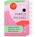 Pixie Cup Dot Hydrocolloid Blemish Patches for Face ? Invisible Skin-Covering Stickers with Tea Tree Oil & Vitamin C ? Ultra-Thin Cosmetic Patches for Visible Blemishes (8 & 12 mm, 108 ct)
