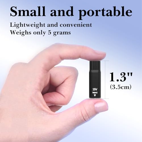 Linkidea 2 Pack 15V Type-C Shaver Adapter, O Blade Charging Converter Head, USB-C Razor Charger Converter Fit for Electric Trimmer HQ8505 7000 5000 3000 Series, QP6520 QP6530 QP6510 (Black), RAC39-04