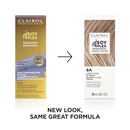 Clairol Professional Permanent Liquicolor for Light Blonde Hair Color with 100% Gray Coverage | Packaging May Vary