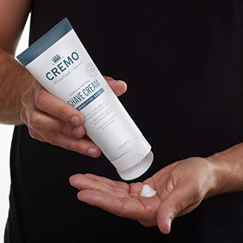 Cremo Barber Grade Pre- and Post Shave Bundle with Sensitive Shave Cream, 6oz and Post Shave Balm, 4oz