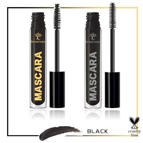 Mascara Black Waterproof Volume & Vegan & Cruelty Free Mascara Makeup Set Holiday Gift for Beauty Lovers