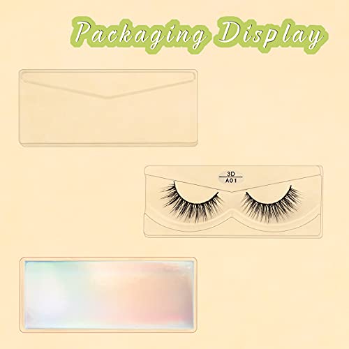 FARRED Wholesale False Lashes 30 Pairs 10 Styles Medium Length Vegan Eyelashes Fluffy Volume Strip Lashes Bulk 10 Portable Boxes Fake Eyelashes Mixed Natural Look 3D Faux Mink Lashes (mix 30pairs)