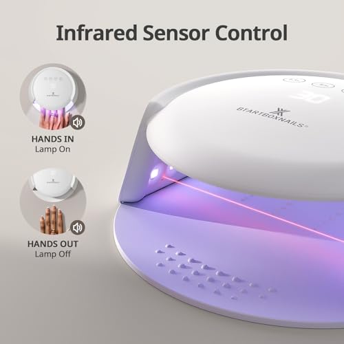 SUNUV UV LED Nail Lamp, UV LED Nail Polish Dryer Professional Gel Machine for Manicure and Pedicure with Sensor and 4 Timers SUN5Plus