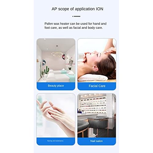Single Pot Wax Warmer, Professional Electric Wax Heater Machine Facial Skin SPA Equipment with Adjustable Temperature Set
