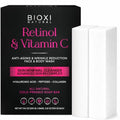 Retinol & Vitamin C Serum Complex Soap Bar - Korean Formula - Hyaluronic Acid, Peptides, Collagen & Green Tea - Anti Aging & Brightening Face Wash for Smoother Even Skin Tone - Cold Pressed - 2 Pack