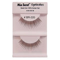 Mia Secret Mix Highlights Eye Lashes - Natural-Looking Black Strip False Eyelashes - 4 Pack