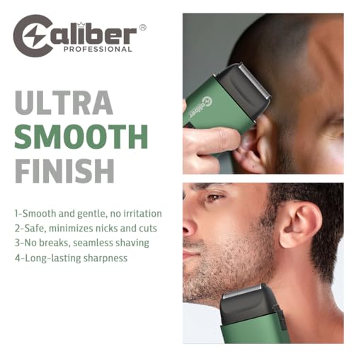 Caliber SOLO Ultra-Thin Blade Mesh Replacement Foil and Cutter, Nickel Blades, Magnetic Attachment