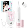DSP Epilators Hair Removal for Women, Eyebrow Trimmer for Women, 2 Speeds Hair Removal, Facial Hair Trimmer for Legs Face Bikini Arms, Face Shavers