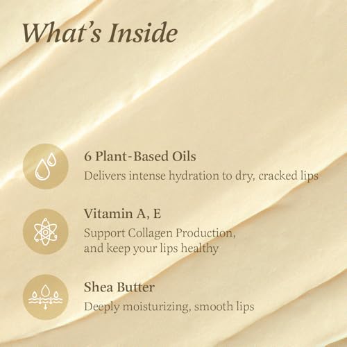 Zeroslash Vegan Lip Butter Stick with Shea Butter & Squalane 0.13oz ? Hydrating Lip Balm for Dry, Chapped Lips | Plant-Based Lip Care with 6 Natural Oils | Overnight Lip Mask | Korean Lip Balm