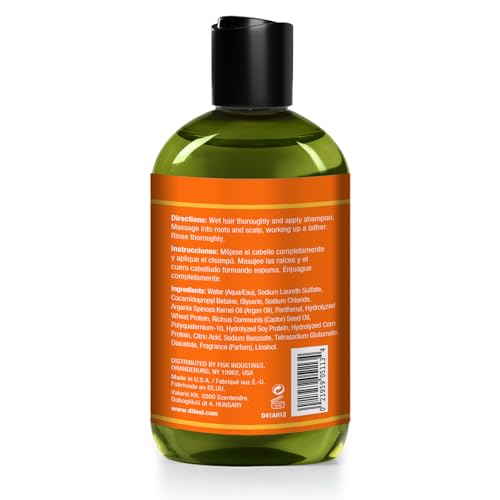 Difeel Argan Hydrating Shampoo 12 oz. - Argan Oil Shampoo, Natural Paraben Free Shampoo for Hair ¡¦