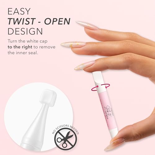 Kiara Sky Stick It Super Strong Fast Drying Nail Glue for Acrylic Nails, Tips & Press On - 0.07 Fl Oz, 50 Full Size Tubes