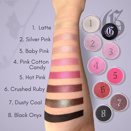Pink Cotton Candy, Make Up Eyeshadow Palette: Matte, Glitter, and Shimmer Eye Shadow, Organic, Mineral Powder, Loose Pigment, Neutral Tones for Summer or Light Pink Look