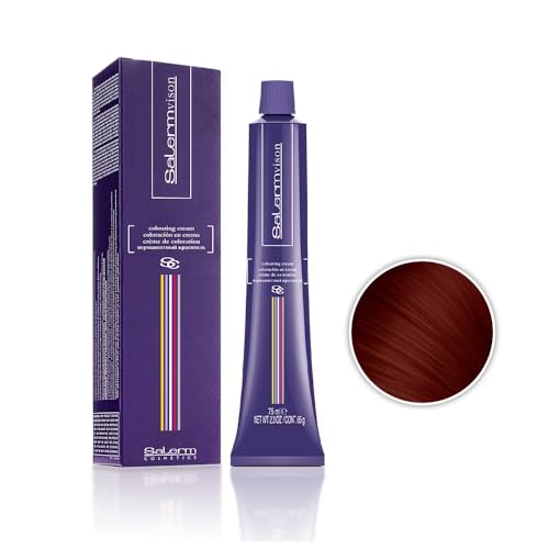 Salermvison Hair Coloring Cream #6.46 Dark Blonde Copper Reddish Reddish, 2.3 Ounce