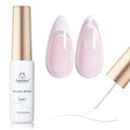 Beetles White Gel Liner Nail Polish 7ml French Tip Gel Polish White Nail Art Painting for Thin Line Nails Design Nails Stuff Soak off Uv Lamp Manicure Salon Gifts for Women