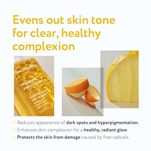 Face Republic Vita Glow Niacin Toner 160ml 5.41 fl oz | Vitamin Complex | Vitalizing & Purifying | Radiant Glow for Dull Skin | 7 Hyaluronic Acids, Vitamin C, Niacinamide | Vegan Korean Skincare