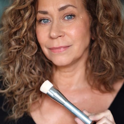Prime Prometics PrimeSkin Liquid Foundation Brush for Mature Women ? Ultra-Soft Bristles for Seamless, Streak-Free Coverage ? Even, Natural Finish ? Ideal for Sensitive or Dry Skin