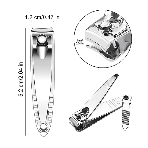 200 Pack Stainless Steel Nail Clippers Bulk, Bulk Nail Clippers with File for Homeless Individually Wrapped, for Homeless,Shelter, Air Bnb, Hotel (200 PCS)