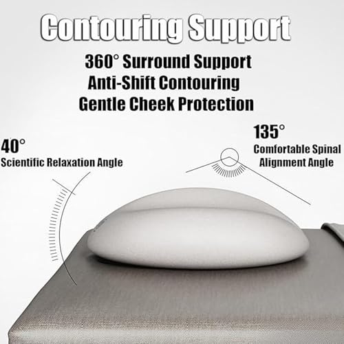 Massage Table Face Down Pillow,Memory Foam Face Massage Pillow,SPA Beauty Face Relax Headrest,Beauty Salon Pad Head Support
