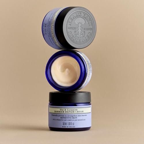 Neal's Yard Remedies Oat & Ceramide Barrier Repair Cream, Vegan & Cruelty-Free, 1.69 fl. oz.
