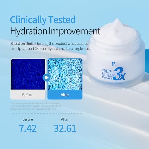 3X PDRN Enhance Cream | Korean Aesthetic Spa Barrier Recovery | 3rd Gen Vegan-Friendly PDRN | Tranexamic Acid 10,000ppm + Trehalose | Post-Treatment & Device Use Comfort | 1.69 fl.oz