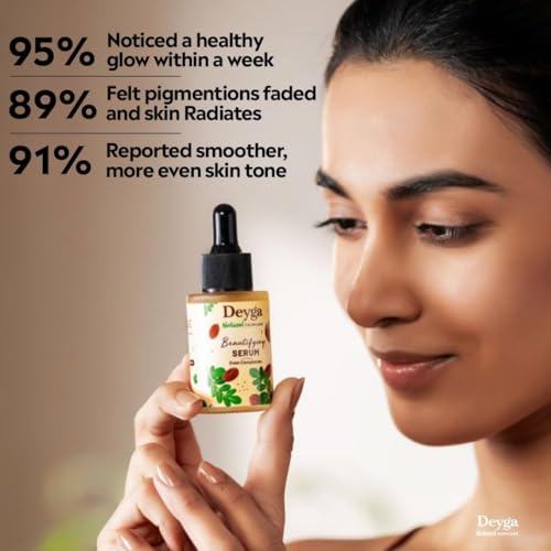 Deyga Beautifying Face Serum 30ml ? Natural Brightening & Anti-Acne Serum for Dark Spots, Pigmentation & Uneven Skin Tone