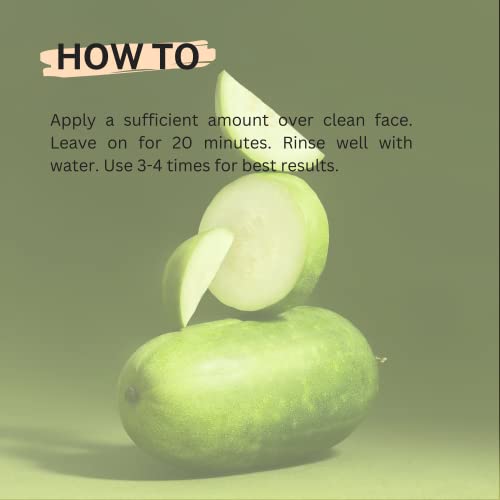 Cocoon Winter Melon Face Mask for Clogged Pores, Absorbs Excess Oil, Detoxifies & Refines Skin with Centella, Tea tree, Winter Melon (1.01 fl oz)