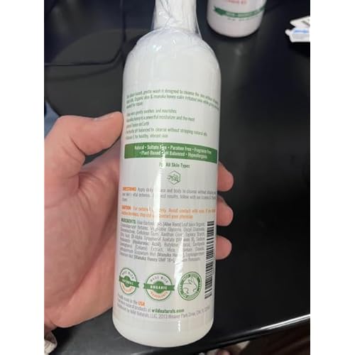 Wild Naturals Moisturizing Eczema Body Wash ? Gentle Psoriasis Body Wash for Itchy, Dry Skin Relief ? Eczema Soap for Redness and Flareups ? Hydrating Cleanser for Women and Men