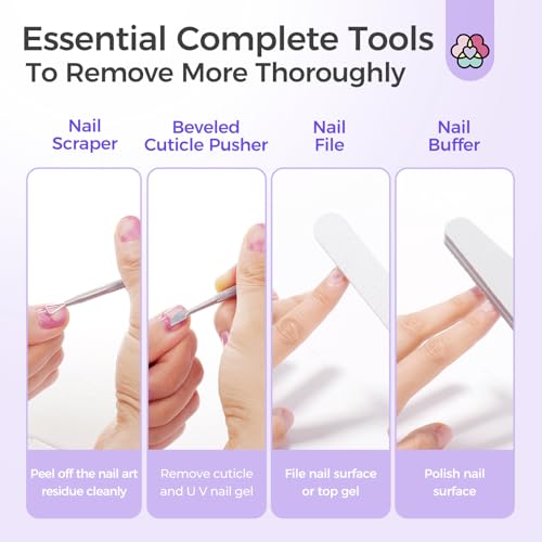 SAVILAND Nail Polish Remover Steam: Electric Steam Machine for Acrylic Gel Polish Removal Removal Nail Soaking Bowl Nail Polish Remover Soak off Bowl Nail Art Tool- Home & Salon Use