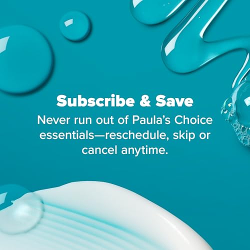 Paula's Choice SKIN BALANCING Invisible Finish Gel Face Moisturizer with Niacinamide & Hyaluronic Acid, Lightweight Face Gel Cream for Large Pores & Oily Combination Skin, Fragrance-Free, 2oz