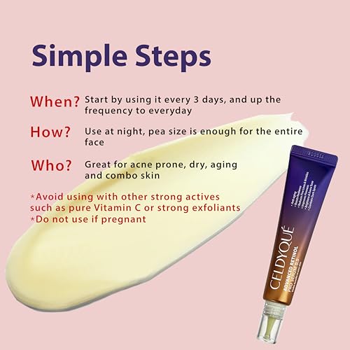 100% Pure Volufiline Concentrate & Advanced Retinol Pro Serum 0.5 - Firming Anti-Wrinkle and Radiance-Boosting w/Centella Asiatica Niacinamide Hyaluronic Acid for Mature Skin Korean Skincare